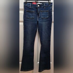 Levi's Girls Dark Blue Flare Jeans Size 14
